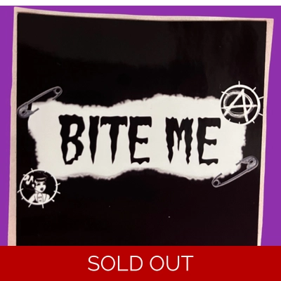 Bite Me Punk Sticker